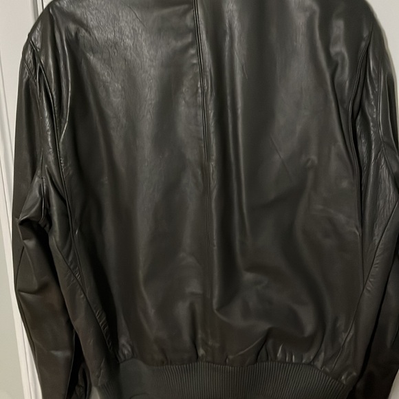 COPY - Members Only Leather Jacket Vintage Mens Gray Classic Iconic Style size … - Picture 10 of 16
